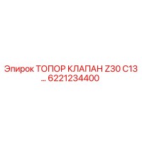 6221234400 ТОПОР КЛАПАН Z30 C13 Epiroc