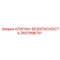 2657898751 КЛАПАН-БЕЗОПАСНОСТЬ Epiroc