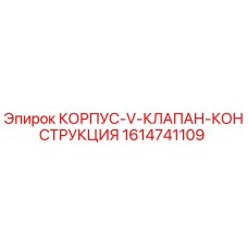 1614741109 КОРПУС V КЛАПАН КОНСТРУКЦИЯ (Epiroc)