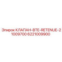 6221009900 КЛАПАН-BTE-RETENUE-21009700 Epiroc