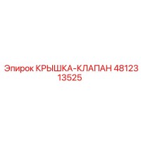 4812313525 КРЫШКА-КЛАПАН Epiroc