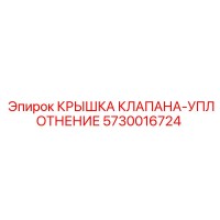 5730016724 КРЫШКА КЛАПАНА-УПЛОТНЕНИЕ Epiroc
