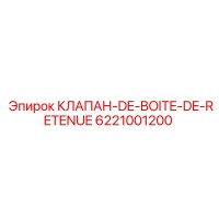 6221001200 КЛАПАН-DE-BOITE-DE-RETENUE Epiroc