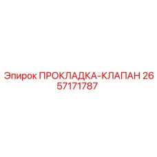2657171787 ПРОКЛАДКА-КЛАПАН Epiroc