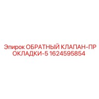 1624595854 ОБРАТНЫЙ КЛАПАН-ПРОКЛАДКИ-5 Epiroc