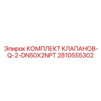 2810555302 КОМПЛЕКТ КЛАПАНОВ-Q-2-DN50X2NPT Epiroc