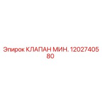1202740580 КЛАПАН МИН. (Epiroc)