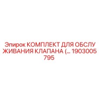 1903005795 КОМПЛЕКТ ДЛЯ ОБСЛУЖИВАНИЯ КЛАПАНА Epiroc
