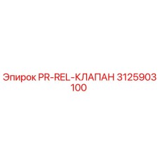 3125903100 PR-REL-КЛАПАН Epiroc