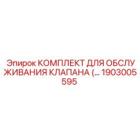 1903005595 КОМПЛЕКТ ДЛЯ ОБСЛУЖИВАНИЯ КЛАПАНА Epiroc