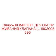 1903005595 КОМПЛЕКТ ДЛЯ ОБСЛУЖИВАНИЯ КЛАПАНА Epiroc