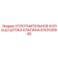 6153120940 УПЛОТНИТЕЛЬНОЕ КОЛЬЦО ШТОКА КЛАПАНА Epiroc