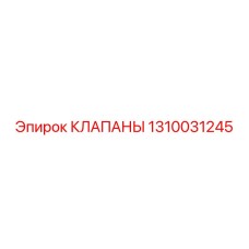 1310031245 КЛАПАНЫ Epiroc