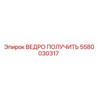 5580030317 ВЕДРО ПОЛУЧИТЬ Epiroc