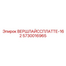 5730016965 ВЕРШЛАЙССПЛАТТЕ-162 Epiroc