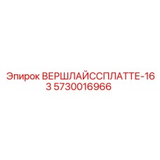 Деталь 5730016966 ВЕРШЛАЙССПЛАТТЕ-163 производства Epiroc