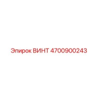 4700900243 ВИНТ Epiroc