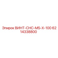 6214338800 ВИНТ-CHC-M5-X-100 Epiroc