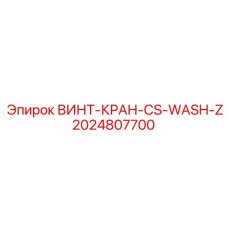 2024807700 ВИНТ-КРАН-CS-WASH-Z Epiroc