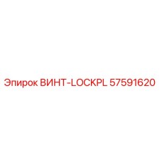 57591620 ВИНТ-LOCKPL Epiroc