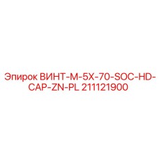 211121900 Винт-M-5X-70-SOC-HD-CAP-ZN-PL Epiroc