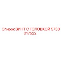 5730017522 ВИНТ С ГОЛОВКОЙ Epiroc