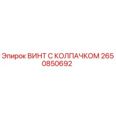 2650850692 ВИНТ С КОЛПАЧКОМ Epiroc