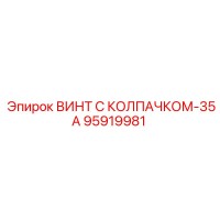 95919981 ВИНТ С КОЛПАЧКОМ-35А - Epiroc
