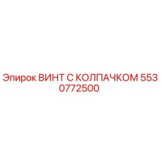 5530772500 ВИНТ С КОЛПАЧКОМ Epiroc