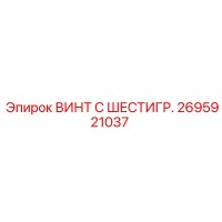 2695921037 ВИНТ С ШЕСТИГР. Epiroc