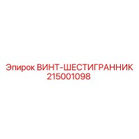 215001098 ВИНТ-ШЕСТИГРАННИК Epiroc