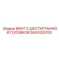 5541025700 ВИНТ С ШЕСТИГРАННОЙ ГОЛОВКОЙ Epiroc