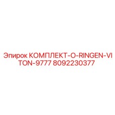 8092230377 КОМПЛЕКТ-O-RINGEN-VITON-9777 Epiroc