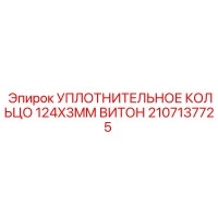 2107137725 Viton Sealing Ring 124x3mm for Epiroc