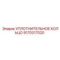 9170317020 УПЛОТНИТЕЛЬНОЕ КОЛЬЦО Epiroc