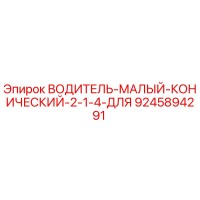 9245894291 ВОДИТЕЛЬ МАЛЫЙ КОНИЧЕСКИЙ 2-1/4