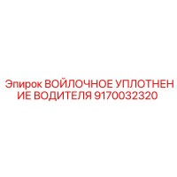9170032320 ВОЙЛОЧНОЕ УПЛОТНЕНИЕ ВОДИТЕЛЯ Epiroc