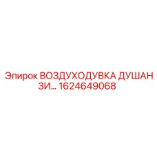 1624649068 ВОЗДУХОДУВКА ДУШАНЗИ Epiroc