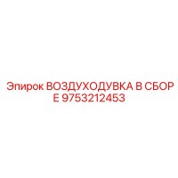 9753212453 ВОЗДУХОДУВКА В СБОРЕ Epiroc