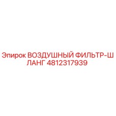 4812317939 ВОЗДУШНЫЙ ФИЛЬТР-ШЛАНГ Epiroc