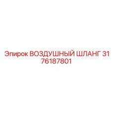 3176187801 ВОЗДУШНЫЙ ШЛАНГ Epiroc