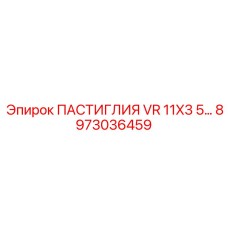 8973036459 ПАСТИГЛИЯ VR 11X3.5 Epiroc