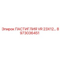 8973036451 ПАСТИГЛИЯ VR 23X12 Epiroc