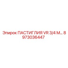 8973036447 ПАСТИГЛИЯ VR 3/4 М Epiroc