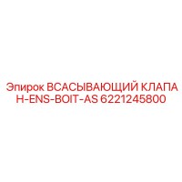 6221245800 ВСАСЫВАЮЩИЙ КЛАПАН-ENS-BOIT-AS Epiroc