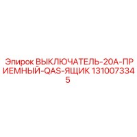 1310073345 ВЫКЛЮЧАТЕЛЬ-20A-ПРИЕМНЫЙ-QAS-ЯЩИК (Epiroc)
