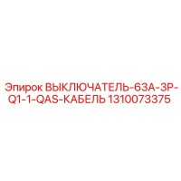 1310073375 ВЫКЛЮЧАТЕЛЬ-63A-3P-Q1-1-QAS-КАБЕЛЬ (Epiroc)