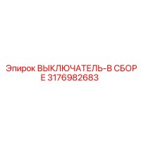 3176982683 ВЫКЛЮЧАТЕЛЬ-В СБОРЕ Epiroc