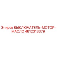4812313379 ВЫКЛЮЧАТЕЛЬ-МОТОР-МАСЛО Epiroc