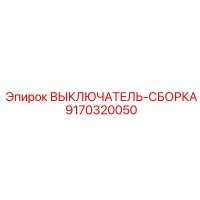 9170320050 ВЫКЛЮЧАТЕЛЬ-СБОРКА (Epiroc)
